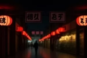 《午夜诊疗所》诊室走廊尽头亮着的一盏壁灯